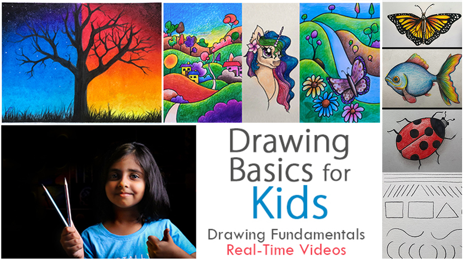 How to DRAW Basics for KIDS & BEGINNERS